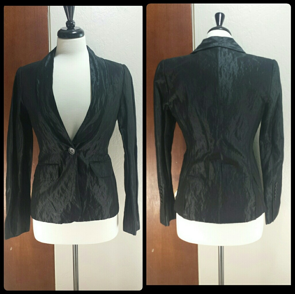 NEW BCBG MAXAZRIA shawl lapel blazer J11